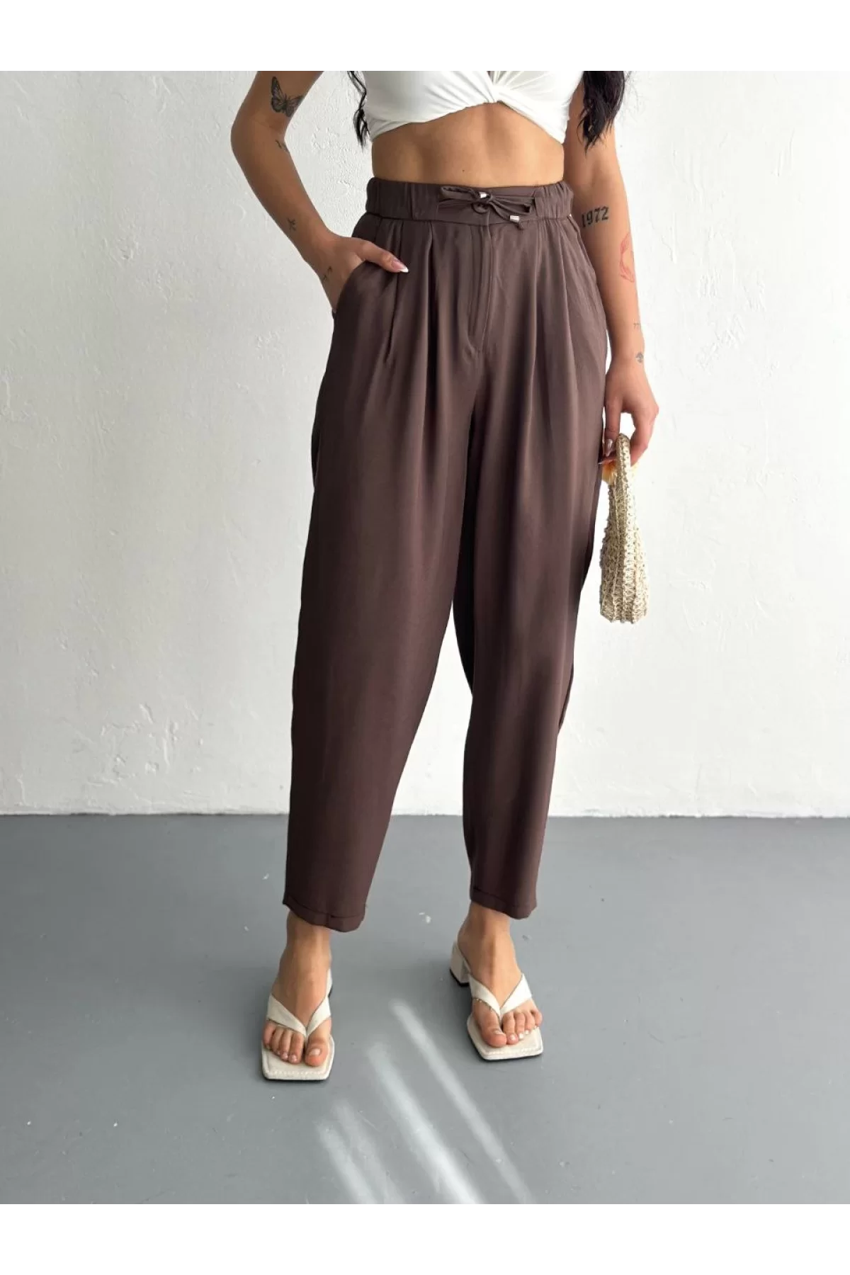 Flow Series - Oversize Rahat Boru Paça Pantolon