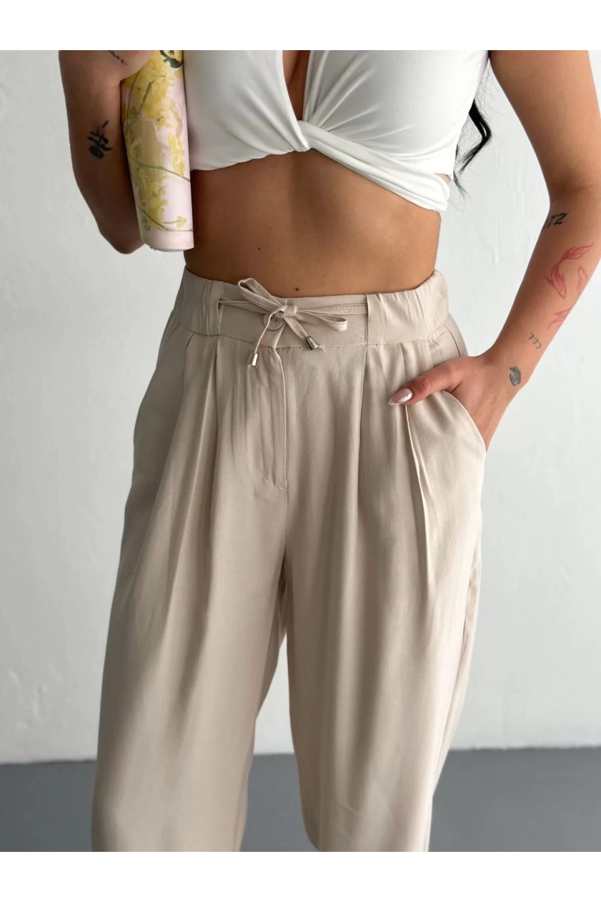 Flow Series - Oversize Rahat Boru Paça Pantolon