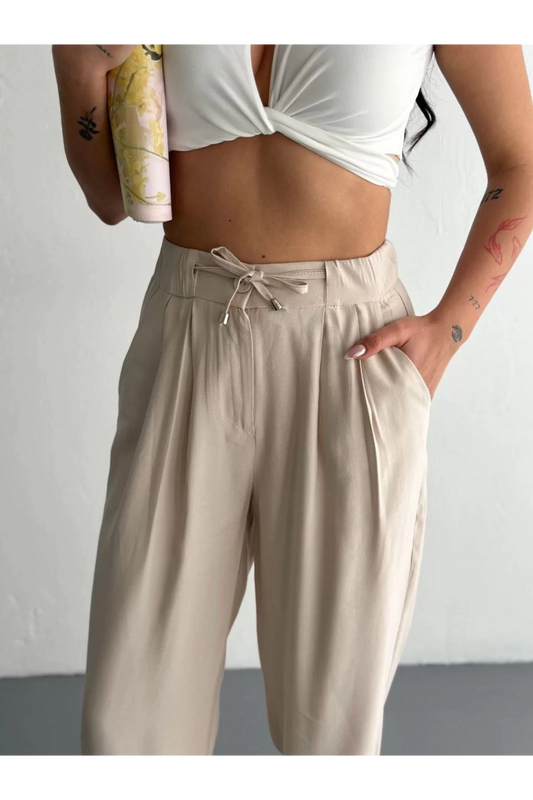 Flow Series - Oversize Rahat Boru Paça Pantolon